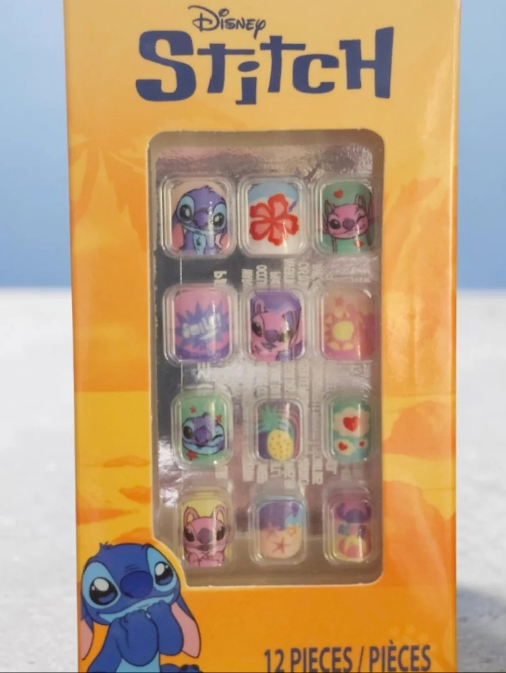 Girl's Press-On Nail Sets (Frozen, Stitch, Barbie) - NIP